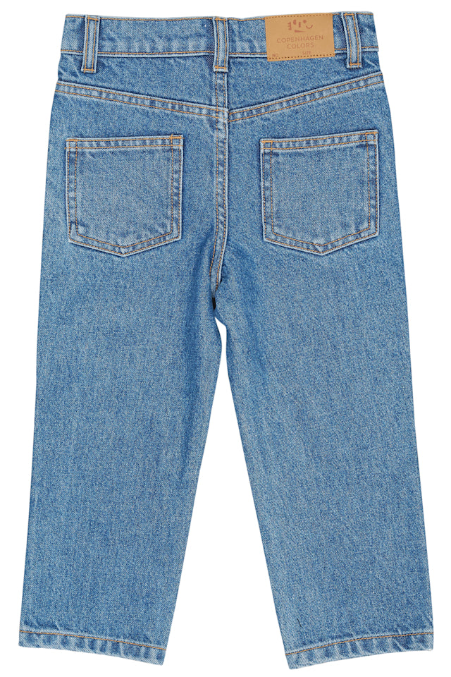 Organic Junior Jeans - Regular Fit - Indigo Blue Washed