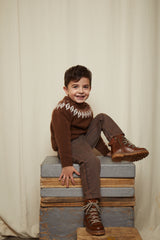 Organic Junior Jeans - Regular Fit - Brown