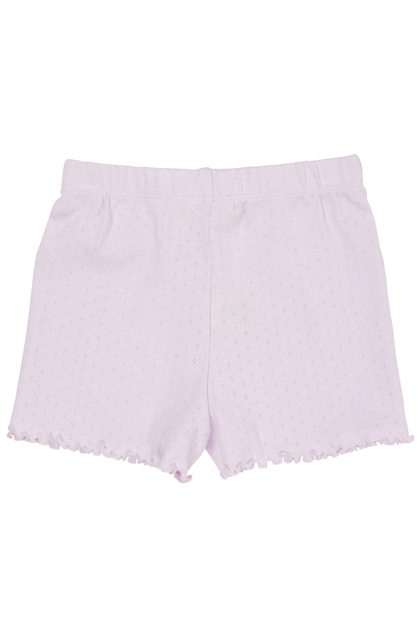 Summer pointelle shorts - Lavender