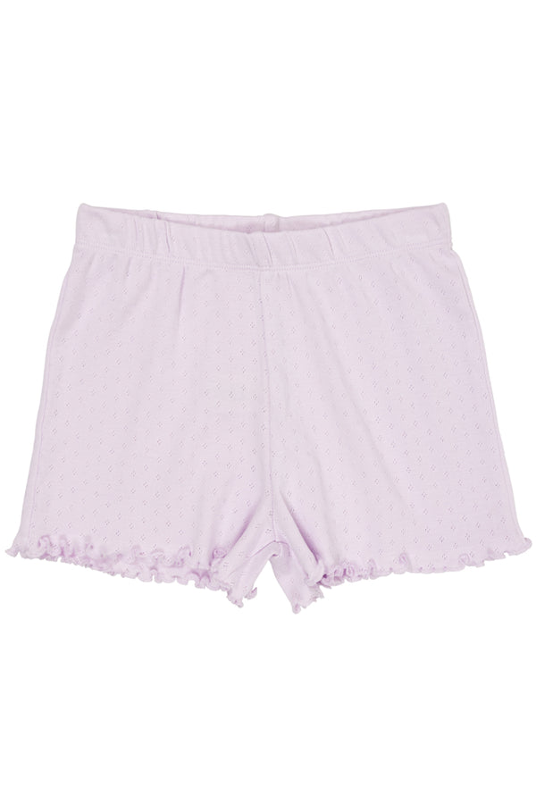 Summer pointelle shorts - Lavender