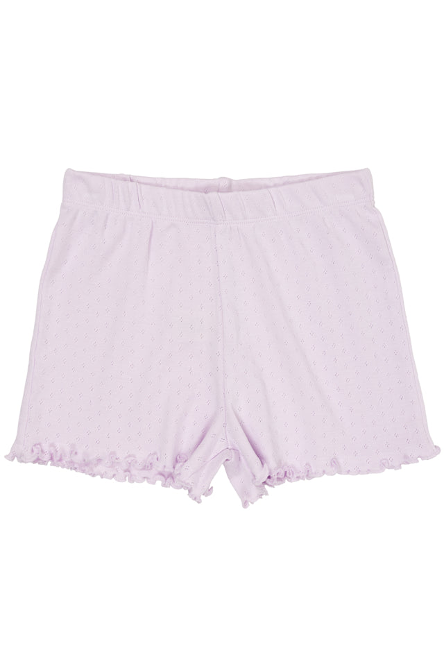 Summer pointelle shorts - Lavender